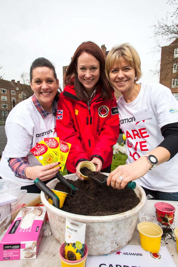 Aramark's volunteer day