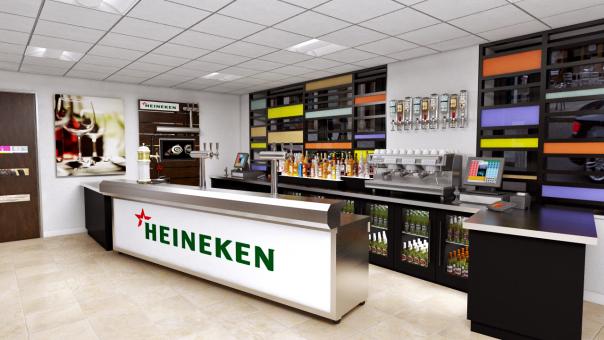 The training bar at Hospitality House.