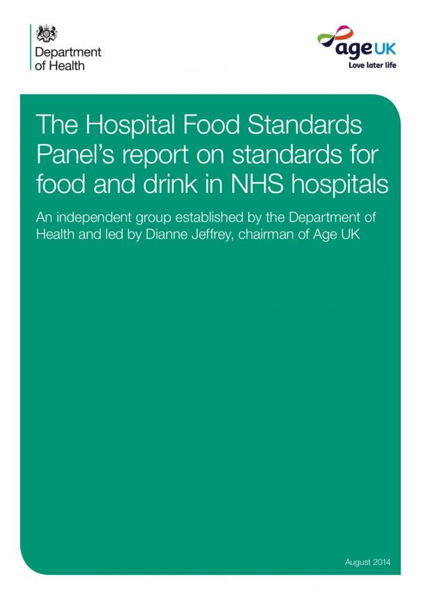 Hospital Food Standards Panel report