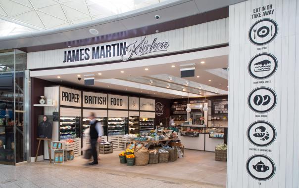 James Martin Kitchen at Stansted Airport, launched in partnership with SSP SSP reports like-for-like sales increase 3.2% in Q3 results