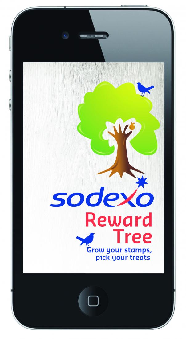 Sodexo's Reward Tree customer loyalty app photo of Sodexo Reward Tree loyalty app