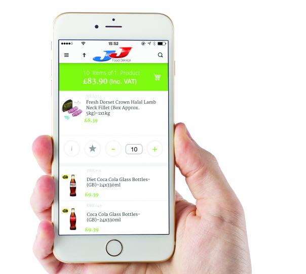 JJ Food Service launches new smart app that predicts orders