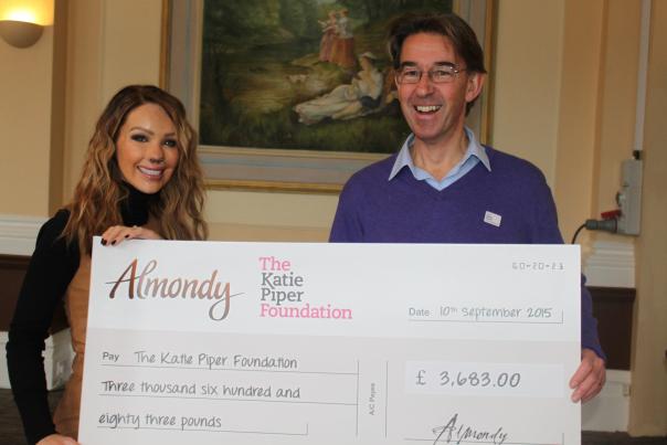 Katie Piper and Andrew Ely Almondy raises over £3,500 for Katie Piper Foundation