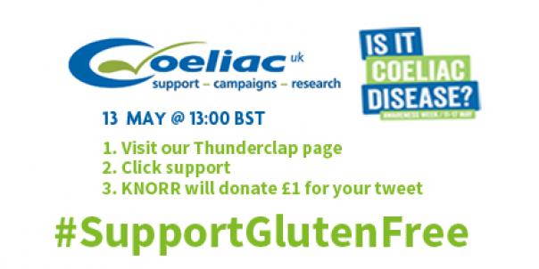 KNORR raises £2,000 for Coeliac UK