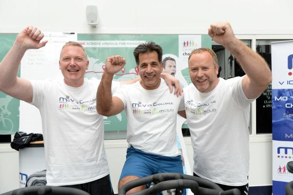 Peter Wright, Mo Chaudry and Martin Pointon Wrights Pies boss pedals for pounds