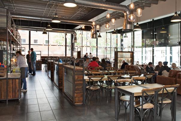 Levy manages the Museum of Science and Industry Warehouse Cafe Levy Restaurants, Compass Group, 2014, Colin Bailey,