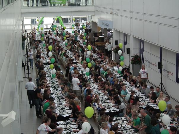 The event was held at Nationwide House BaxterStorey throws world record-breaking tea party