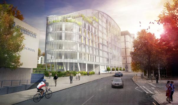 Visualisation of The Clatterbridge Cancer Centre due for completion in 2019