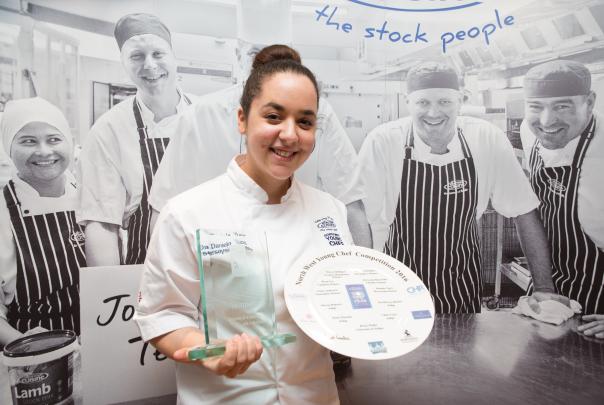 Daniela Tucci, winner of Essential Cuisine's North West Young Chef competition