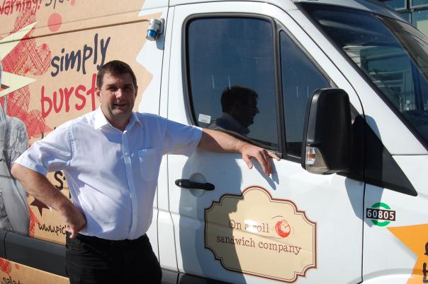 James Stoddart, director of On A Roll On A Roll launches Nourishh range at hospitals