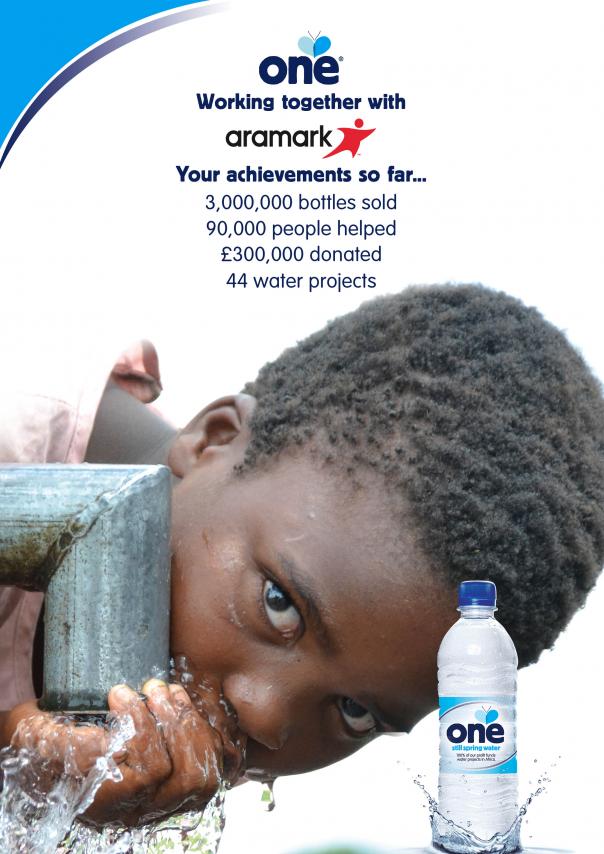Aramarks 2014 One Water poster Aramarks 2014 One Water poster