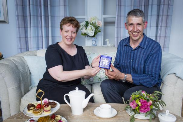 Bethan James, operations director at Payne + Gunter, and Stephen Twining, director of corporate relations at Twinings Payne + Gunter and Twinings partner up at Royal Windsor Horse Show