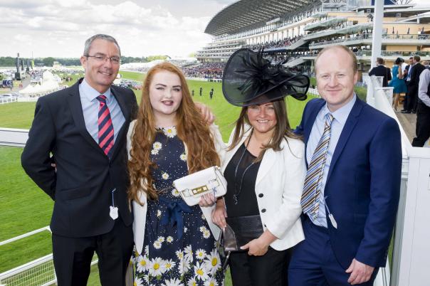 David Mulcahy with Anna, mum Helena and step dad Peter FutureChef winner Anna Carmichael, Springboard