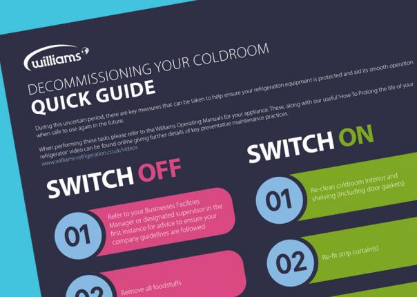 williams coldroom refrigeration decommissioning advice guide