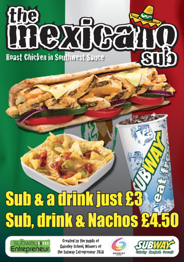 School children create and market their own Subway in new competition
