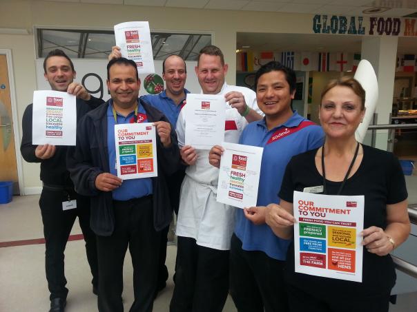 Sodexo catering team at University of Bradford Image of Sodexo catering team at University of Bradford