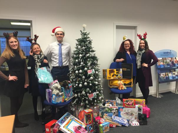 Sodexo staff join Mission Christmas charity drive