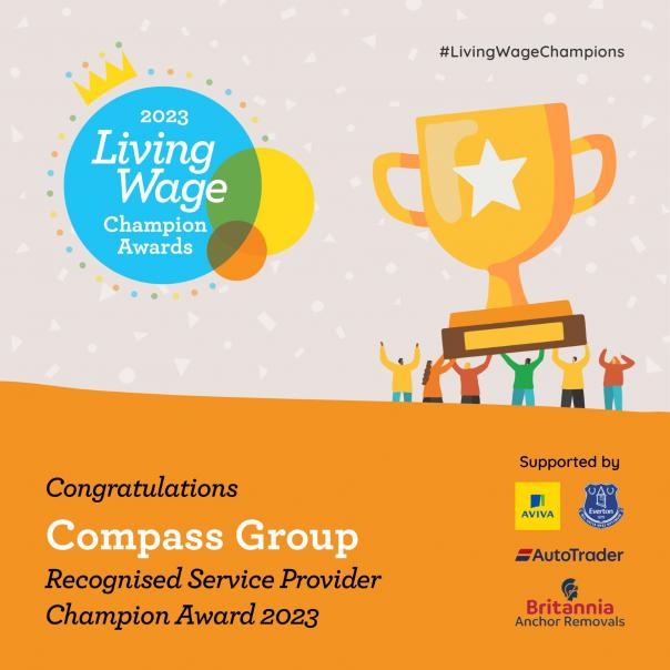 Compass secures Living Wage Champion Award Compass secures Living Wage Champion Award