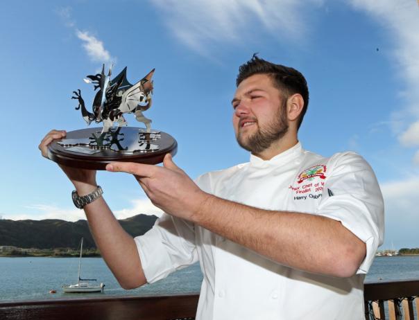 Harry Osbourne, winner of last year’s Junior Chef of Wales contest  