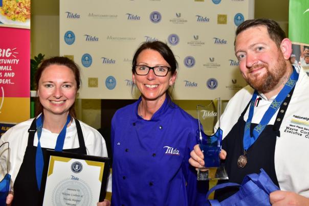 hospitality chef manager Nicola Harper and executive chef Wayne Corbett 