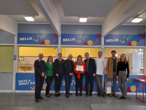 School caterer with Chartwells receives award for ‘outstanding contribution’ to industry School caterer with Chartwells receives award for ‘outstanding contribution’ to industry