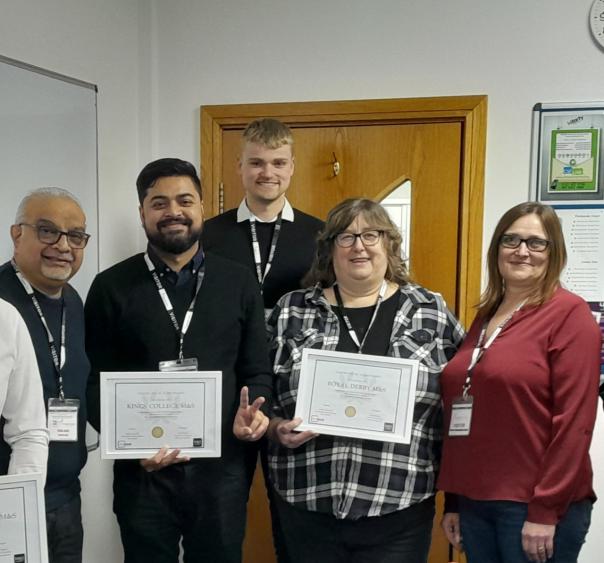 M&S at King’s College Hospital achieves academy status M&S at King’s College Hospital Staff