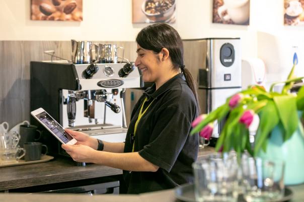 Care home group gives young adults with learning difficulties employment opportunities Megna who works at Seacroft Grange care home