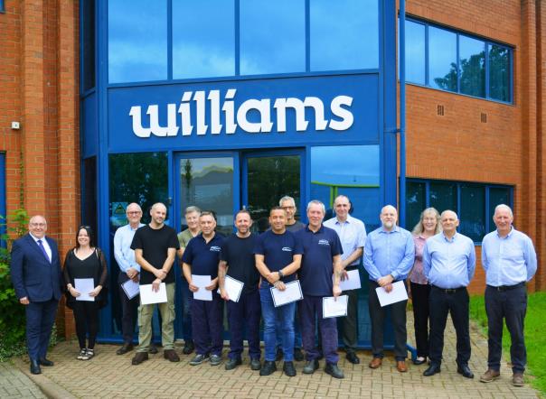 Williams celebrates longest serving members of staff Williams celebrates longest serving members of staff