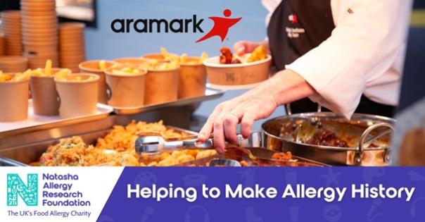 Aramark enters into partnership with Natasha Allergy Research Foundation Aramark enters into partnership with Natasha Allergy Research Foundation