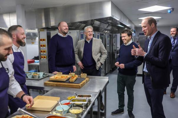 Prince William at The Kia Oval