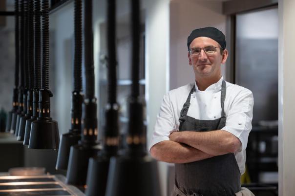 Adam Collison, head chef at Alderley Park Adam Collison, head chef at Alderley Park