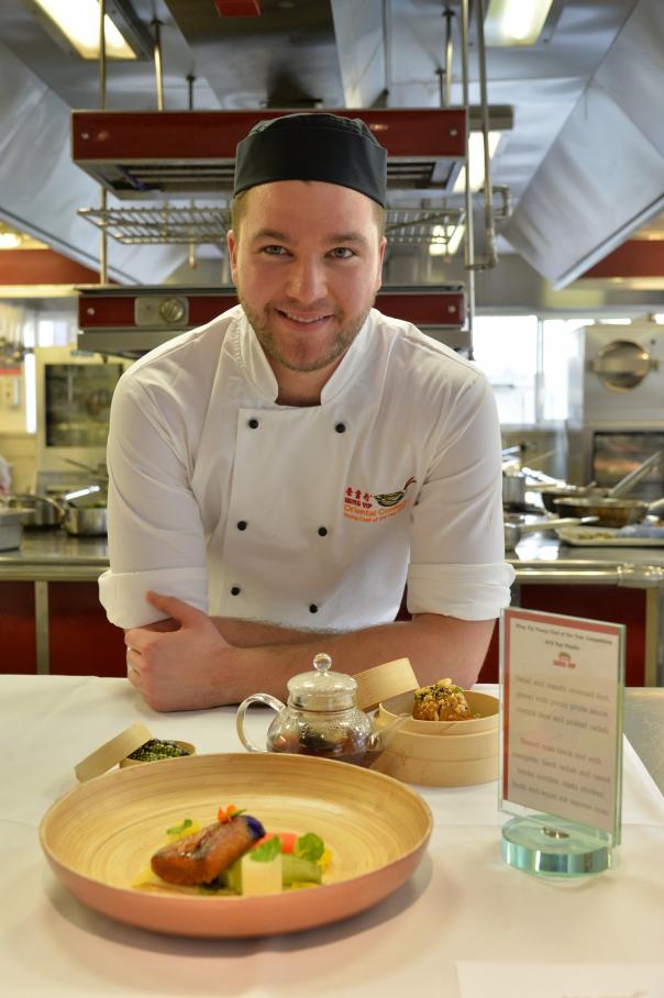 Ray Steplin, winner of the Wing Yip Young Chef competition