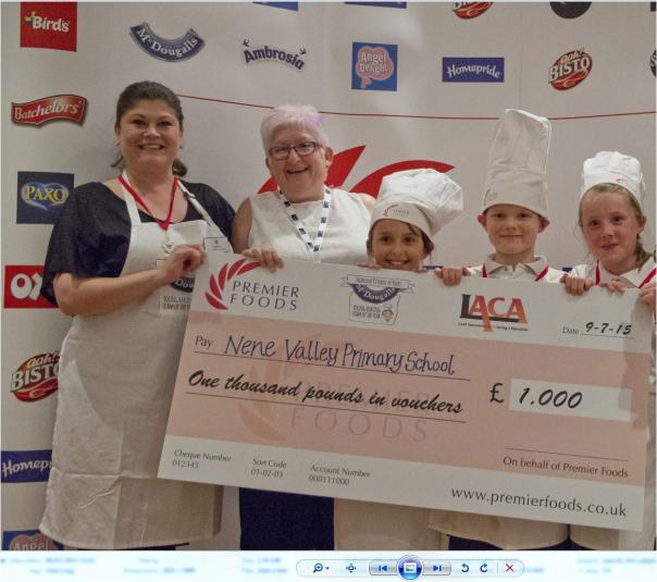 Last year's winners Nene Valley Primary School McDougalls Young Baking Team of the Year competition returns