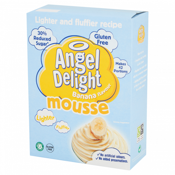 Angel Delight banana flavoured mousse 