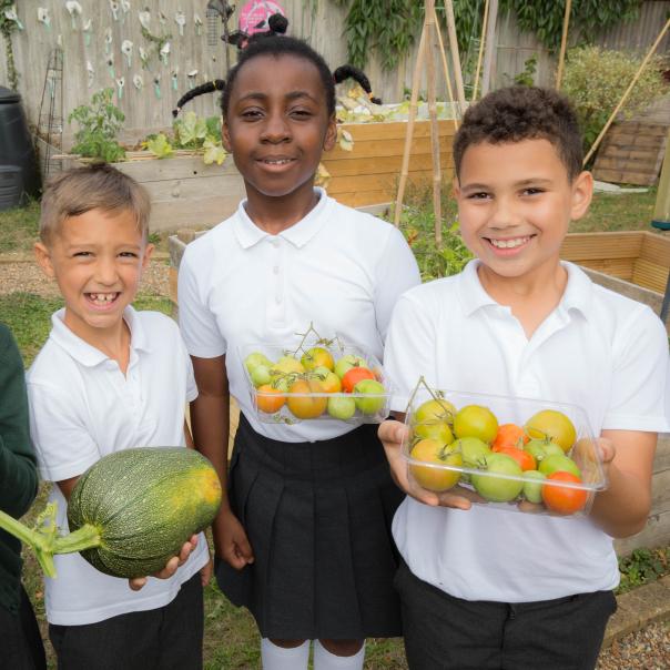 Foresters Primary School pupils enjoying Tilda's Rice Day