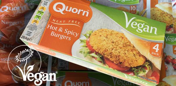 Quorn registers vegan range with vegan trademark 
