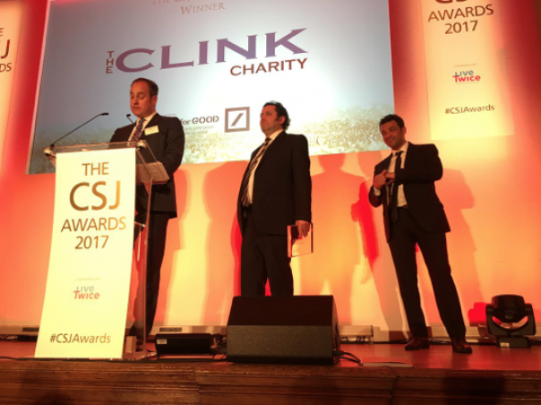 The Clink Charity awarded CSJ Social Enterprise Award