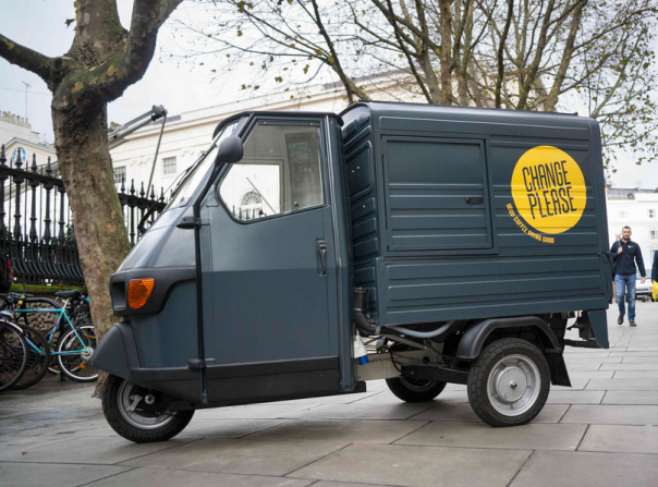 Change Please grew its fleet from one van in 2015, to eight 12 months later