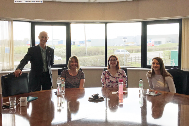 Steve Loughton with trainees