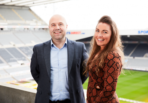 New signings Sean and Jenny Newcastle United FC Sodexo St James' Park catering