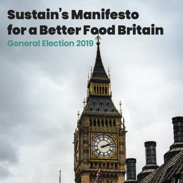 Sustain launches its manifesto for the 2019 General Election