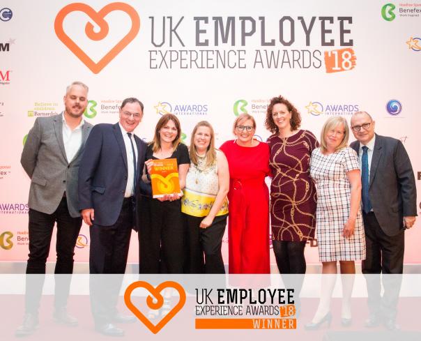 Celebrating its Employee Experience Awards wins