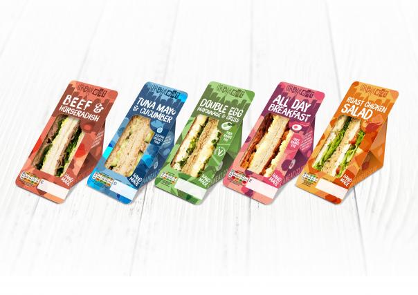The brand's makeover includes a redesign of its sandwich packaging