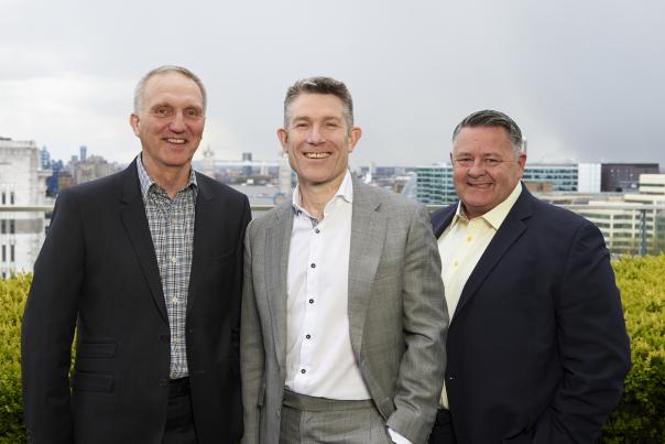 Left to right: Owners Clive Hetherington, Phil Roker and Mark Philpott