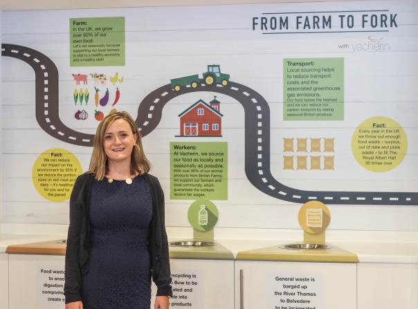 Zoe Stennett-Cox, Vacherin’s lead on sustainability & CSR Vacherin urges caterers to support new EU food waste initiative
